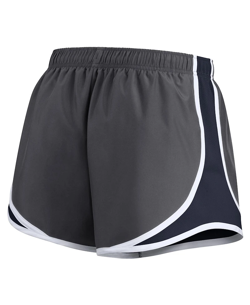 Women's Nike Charcoal Houston Texans Logo Performance Tempo Shorts
