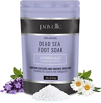 Pavelle Foot Salts for Foot Bath, Dead Sea Salt Spa, Lavender Bliss
