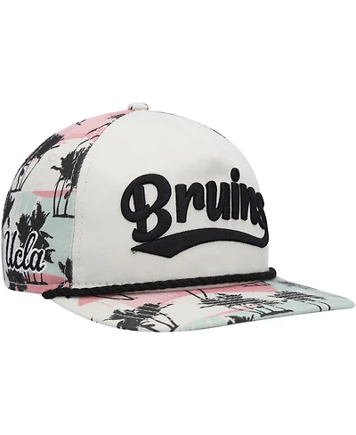 Men's New Era Cream Ucla Bruins High Tide Golfer Snapback Hat
