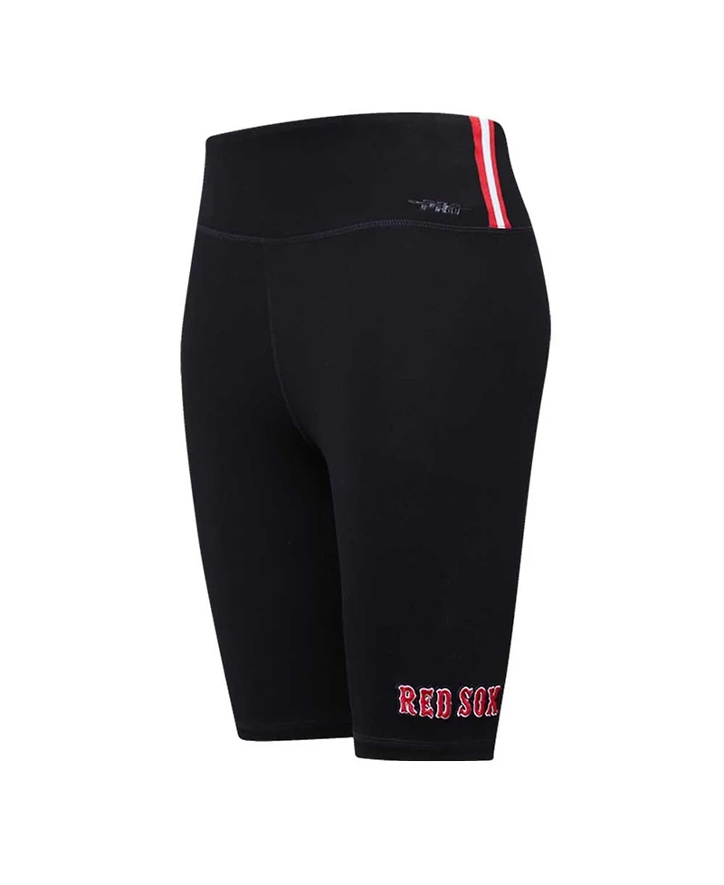 Women's Pro Standard Black Boston Red Sox City Scape Bike Shorts