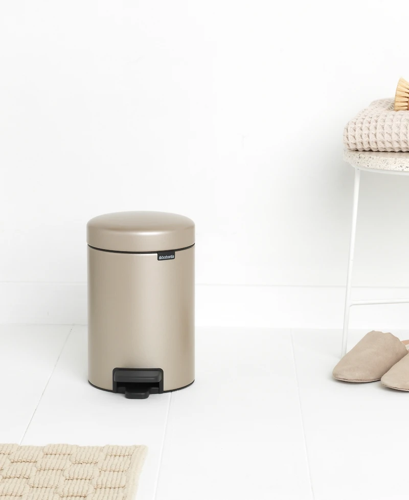 New Icon Step on Trash Can, 0.8 Gallon, 3 Liter