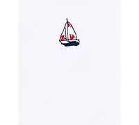 Little Me Baby Boys Sailboat Short Sleeved Bodysuits, Pack of 3