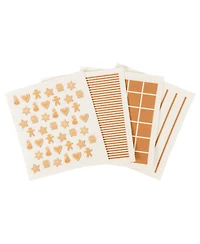 Kaf Home Swedish Dish Cloths, Gingerbread, Set of 4