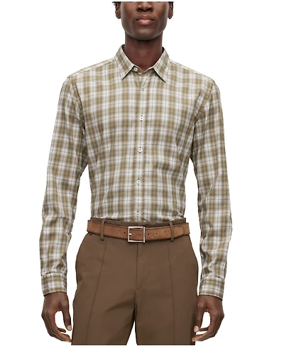 Boss by Hugo Boss Men's Checked Regular-Fit Shirt