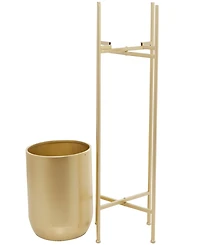 CosmoLiving Metal Planter with Removable Stand