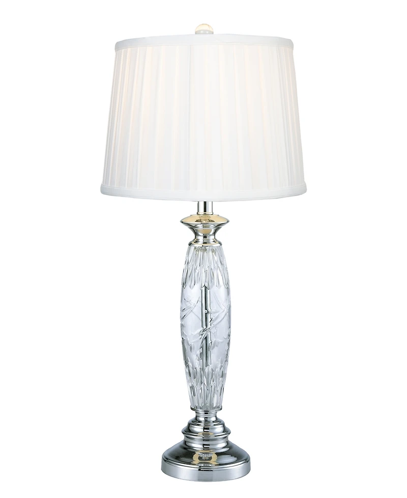 Dale Tiffany Powis Lead Crystal Table Lamp