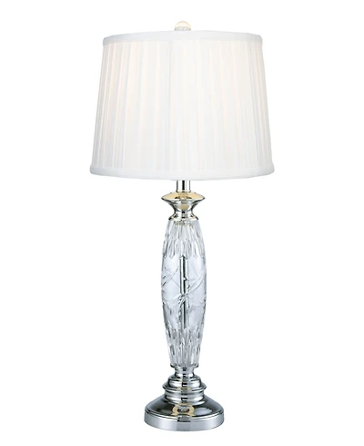Dale Tiffany Powis Lead Crystal Table Lamp
