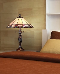 Dale Tiffany Aldridge Peacock Table Lamp
