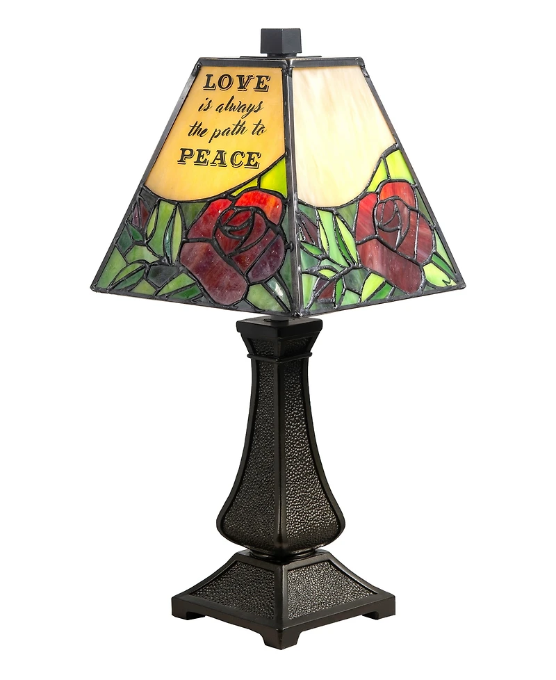 Dale Tiffany Inspirational Rose Accent Lamp
