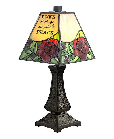 Dale Tiffany Inspirational Rose Accent Lamp
