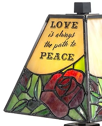 Dale Tiffany Inspirational Rose Accent Lamp