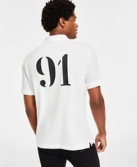 A|X Armani Exchange Men's 91 Short-Sleeve Polo Shirt