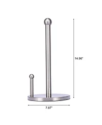Set of 2 Stainless Steel Paper Towel Holders