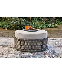 Harbor Court Ottoman with Cushion