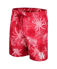 Men's Colosseum Red Houston Cougars What Else is New Swim Shorts