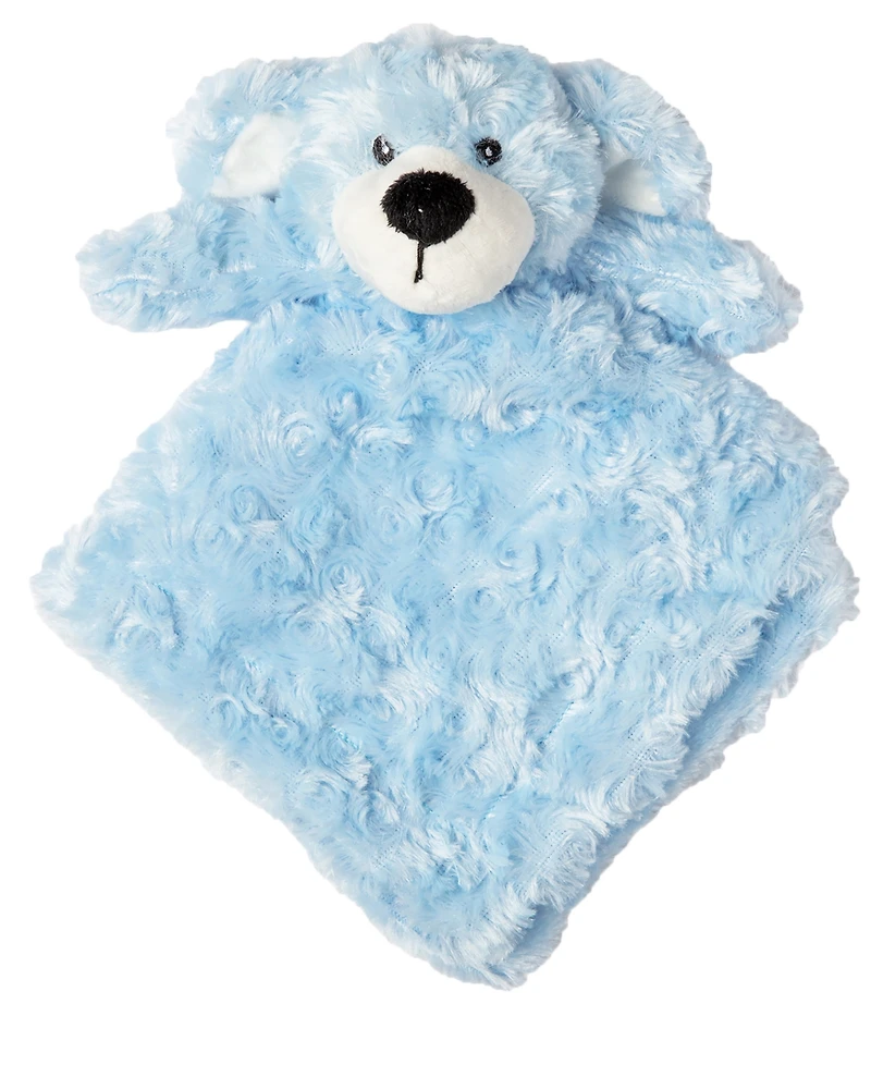 Tendertyme Baby Boys Curly Plush Blanket With Nunu, 2 Piece Set