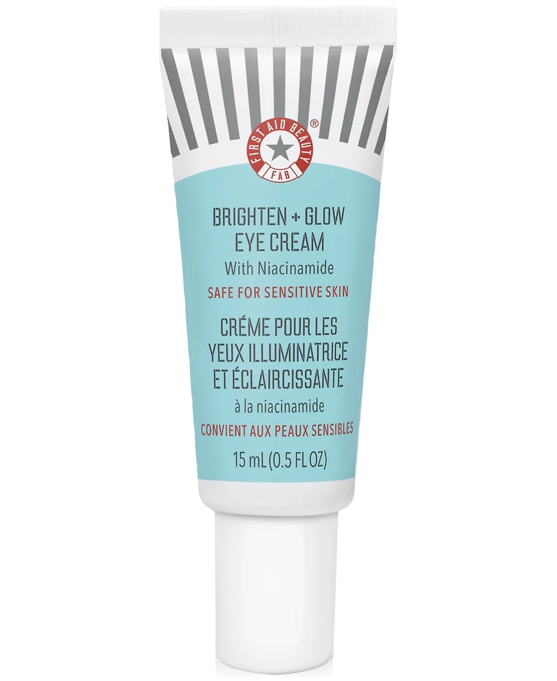 First Aid Beauty Brighten + Glow Eye Cream With Niacinamide, 0.5 oz.