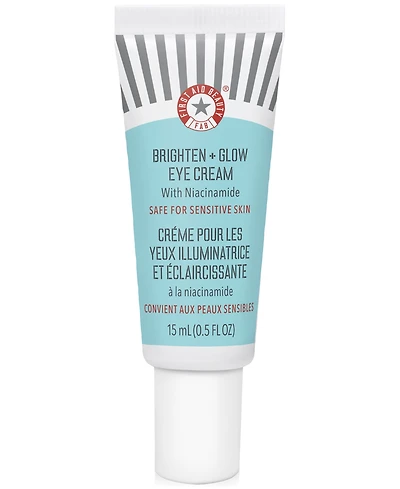 First Aid Beauty Brighten + Glow Eye Cream With Niacinamide, 0.5 oz.