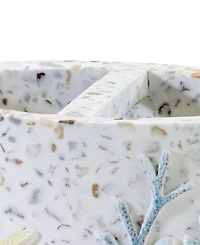 Avanti Coastal Terrazzo Stone Chips Resin Toothbrush Holder