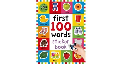 First 100 Stickers- Words- Over 500 Stickers by Roger Priddy