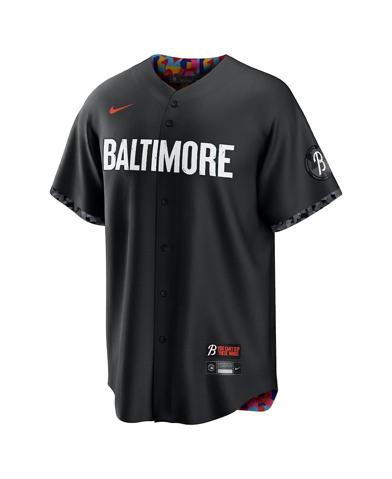 Men's Nike Black Baltimore Orioles 2023 City Connect Replica Jersey