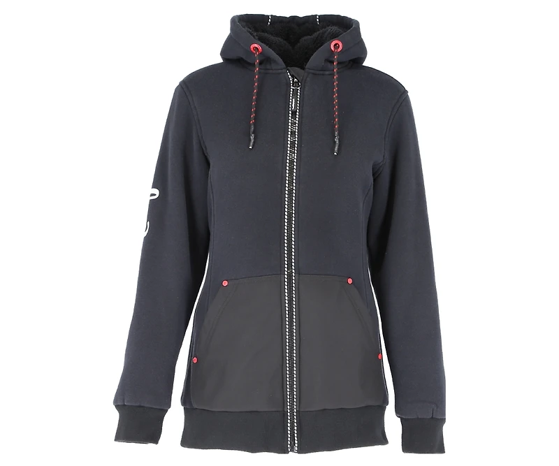 RefrigiWear Women's Hybrid Sweatshirt - Lightweight Pullover Hoodie, Warm Layering for Outdoor and Casual Wear