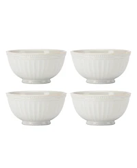 Lenox French Perle Groove All-Purpose Bowls, Set Of 4