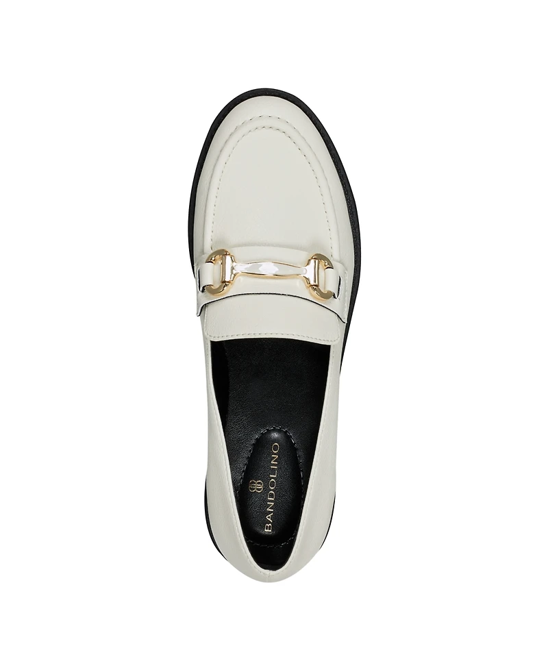 Bandolino Women's Franny Lug Sole Hardware Loafers