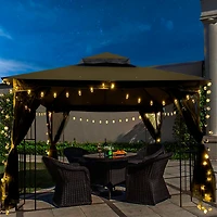 Streamdale 10x10 Outdoor Gazebo Canopy with Mosquito Net