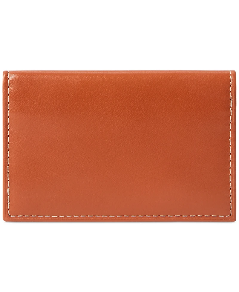 Polo Ralph Lauren Men's Burnished Leather Card Wallet