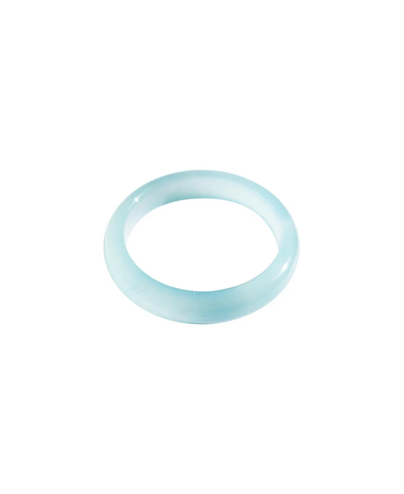 Silk collection | Pool — Blue jade stone bangle