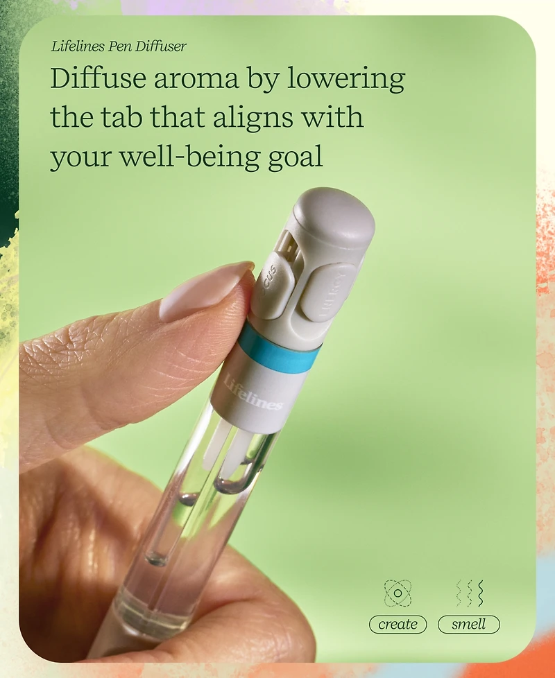 Lifelines Pen Diffuser with 4-Scent Cartridge in Crisp Mountain Air