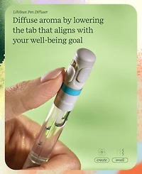 Lifelines Pen Diffuser with 4-Scent Cartridge in Crisp Mountain Air