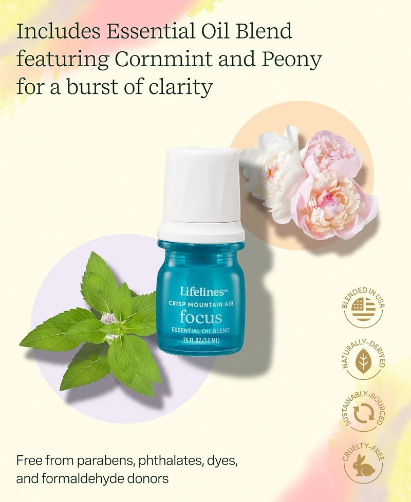 Lifelines Shower Diffuser Plus Essential Oil Blend