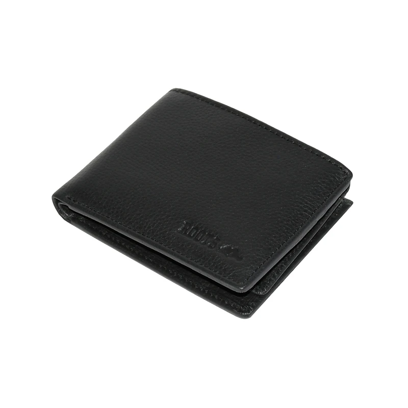 Roots Men's Men Leather Slimfold Wallet with Removable Id