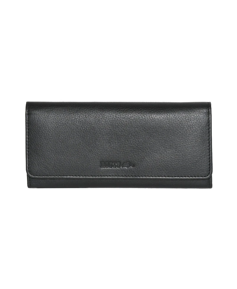 Ladies Slim Leather Clutch Wallet