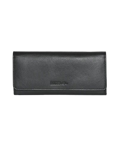 Ladies Slim Leather Clutch Wallet