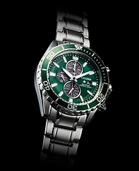 Citizen Eco-Drive Men's Chronograph Promaster Dive Stainless Steel Bracelet Watch 45mm