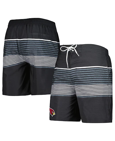 Men's G-iii Sports by Carl Banks Black Arizona Cardinals Coastline Volley Swim Shorts