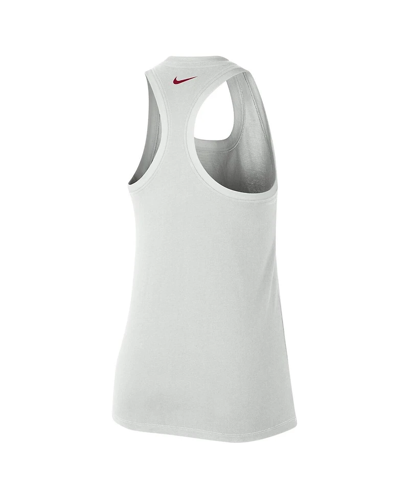 Women's Nike Gray Alabama Crimson Tide Game Time Tank Top