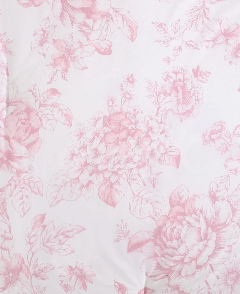 Laura Ashley Delphine Cotton Reversible 2 Piece Comforter Set