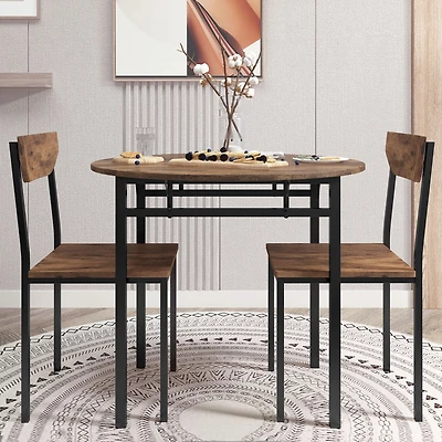 Streamdale 3-Piece Dining Set with Drop Leaf and 2 Chairs