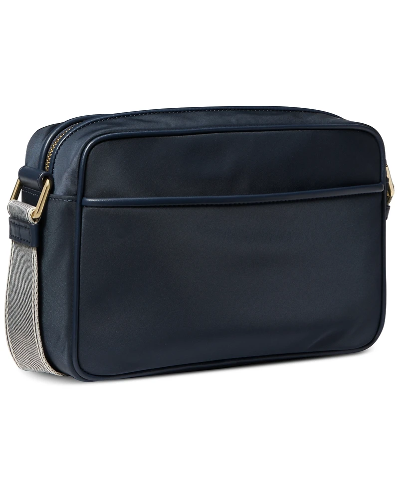 Michael Kors Logo Large Nylon Crossbody with Webbing Strap