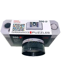 Eurographics Incorporated Classic Cameras Collectible Shaped Tin Puzzle, 550 Pieces