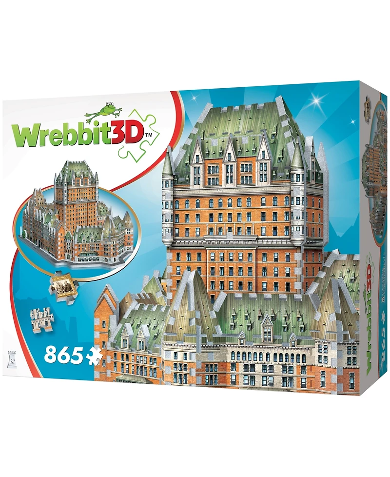 Wrebbit Castles Cathedrals Le Chateau Frontenac 3D Puzzle, 865 Pieces