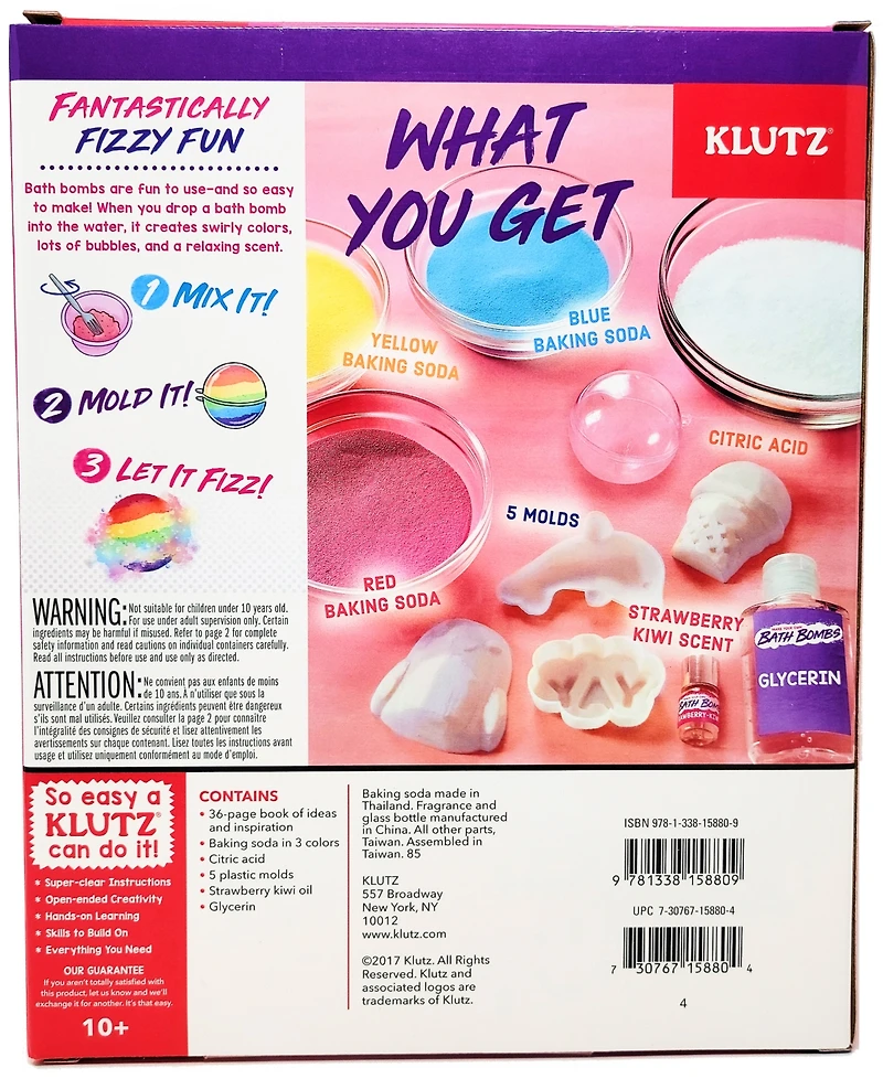 Klutz Make Your Own Bath Bombs