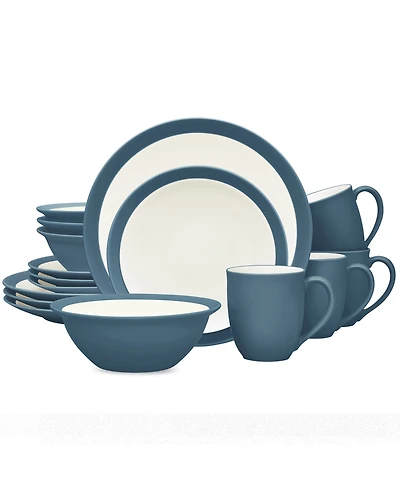 Noritake Colorwave Curve 16 Pc. Dinnerware Set, Service for 4