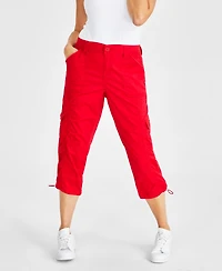 Style & Co Women's Mid-Rise Cargo Capri Pants, Exclusively at Macy's