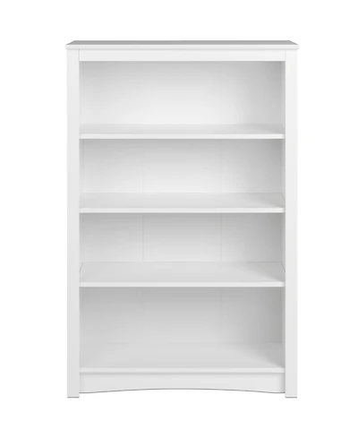 Prepac 31.5" 4-Shelf Composite Wood Home Office Standard Bookcase