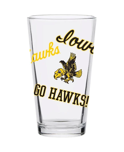 Iowa Hawkeyes 16 Oz Medley Vintage-Inspired Pint Glass